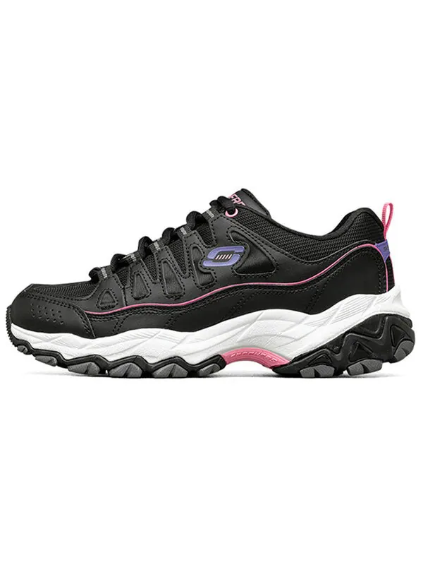 Кроссовки dlites shoes 'black purple white' Skechers — изображение 2 из 3, черный/фиолетовый/белый