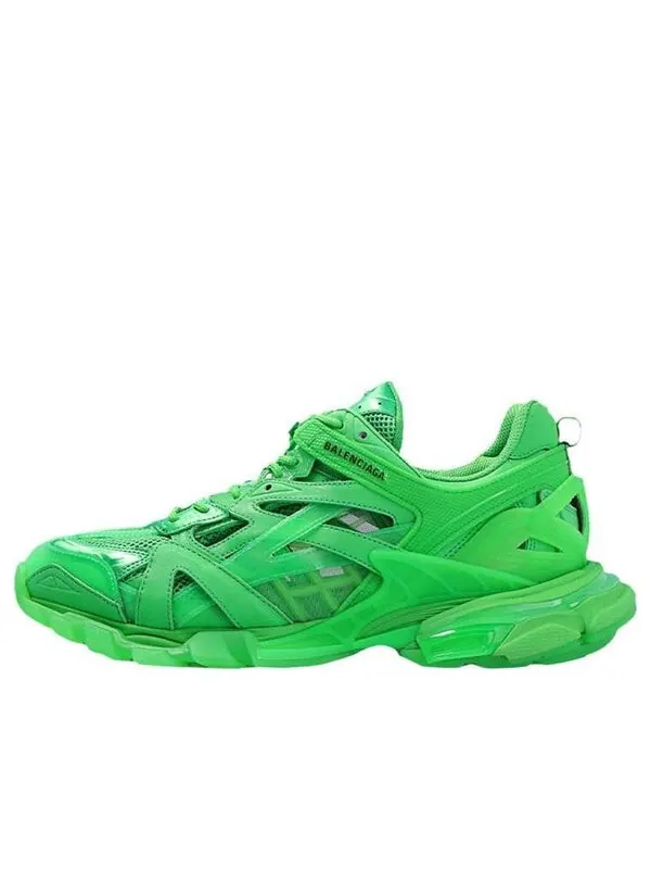 Кроссовки track 2 'clear sole - green' Balenciaga — изображение 1 из 3, зеленый