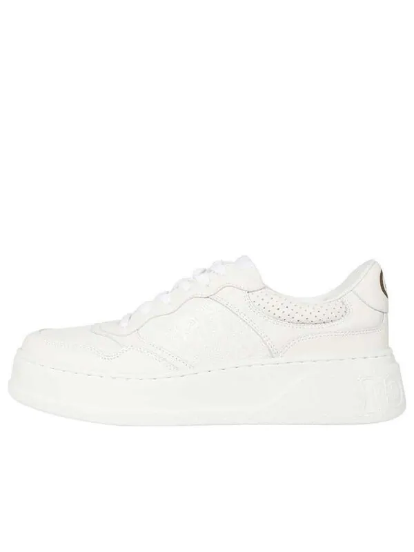 Кроссовки gg embossed sneaker 'white' Gucci — изображение 1 из 4, белый
