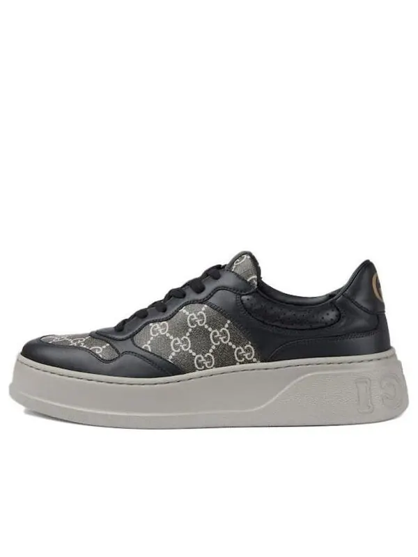 Кроссовки gg sneaker 'gg supreme canvas - black grey' Gucci — изображение 1 из 4, черный/серый