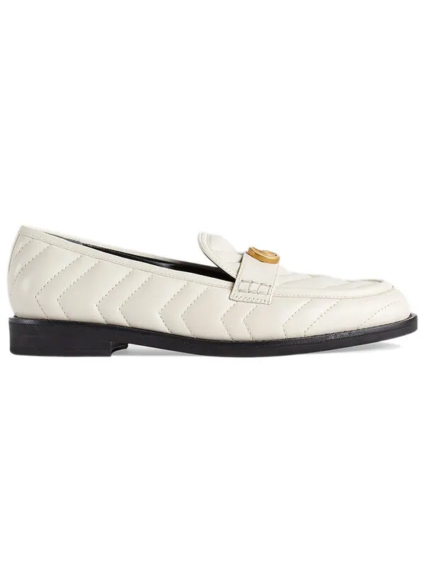 Кроссовки loafer with double g 'white' Gucci — изображение 2 из 4, белый