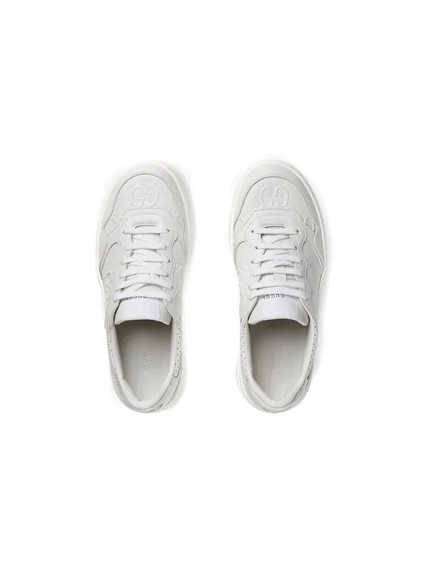 Кроссовки gg embossed sneaker 'white' Gucci — изображение 3 из 4, белый