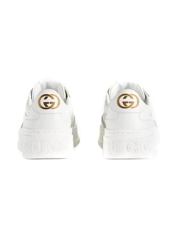 Кроссовки gg embossed sneaker 'white' Gucci — изображение 4 из 4, белый