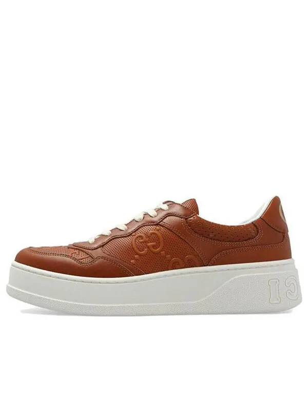Кроссовки chunky b gg sneakers 'brown white' Gucci — изображение 1 из 4, коричневый/белый