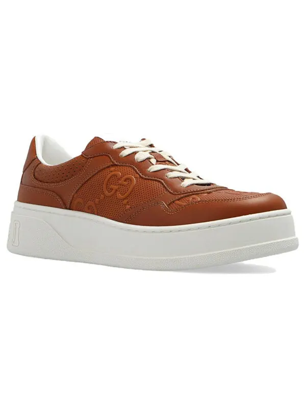 Кроссовки chunky b gg sneakers 'brown white' Gucci — изображение 3 из 4, коричневый/белый
