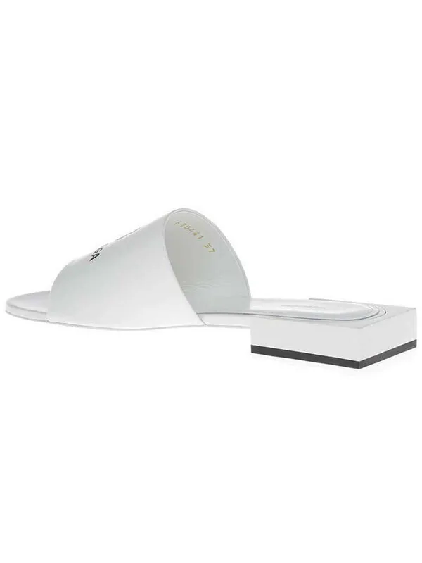 Тапочки box sandals 'white' Balenciaga — изображение 3 из 3, белый/черный