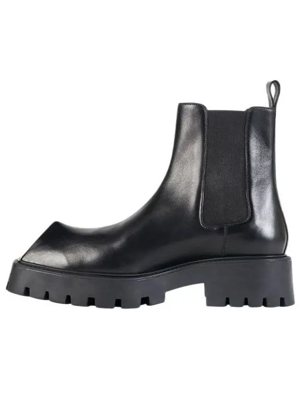 Кроссовки rhino 20mm boots 'black smooth calfskin' Balenciaga — изображение 1 из 4, черный