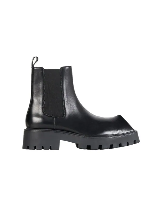 Кроссовки rhino 20mm boots 'black smooth calfskin' Balenciaga — изображение 2 из 4, черный