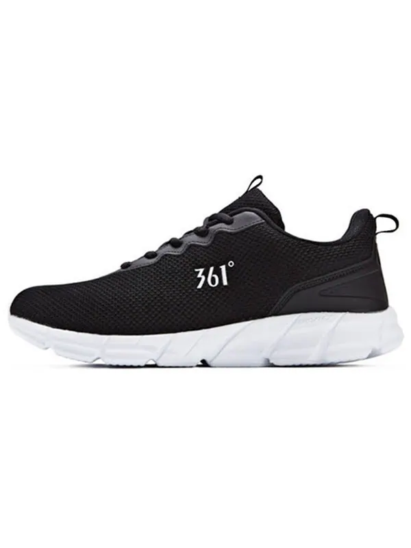 Кроссовки casual running shoes 'black white' 361 Degrees — изображение 2 из 4, черный/белый