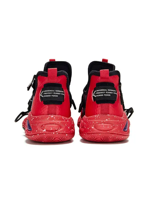 Кроссовки x gundam zaku ii casual shoes 'red black' 361 Degrees — изображение 4 из 4, красный/черный
