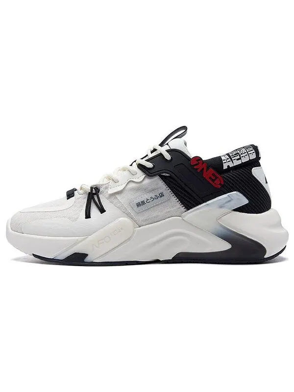 Кроссовки x initial d casual shoes 'white black' 361 Degrees — изображение 2 из 4, белый/черный