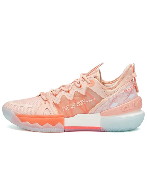 Кроссовки burning battle 2.0 prm 'orange pink' 361 Degrees — изображение 2 из 4, оранжевый/розовый