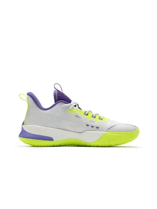 Кроссовки big3 4.0 pro 'purple volt green' 361 Degrees — изображение 2 из 2, фиолетовый/белый/зеленый
