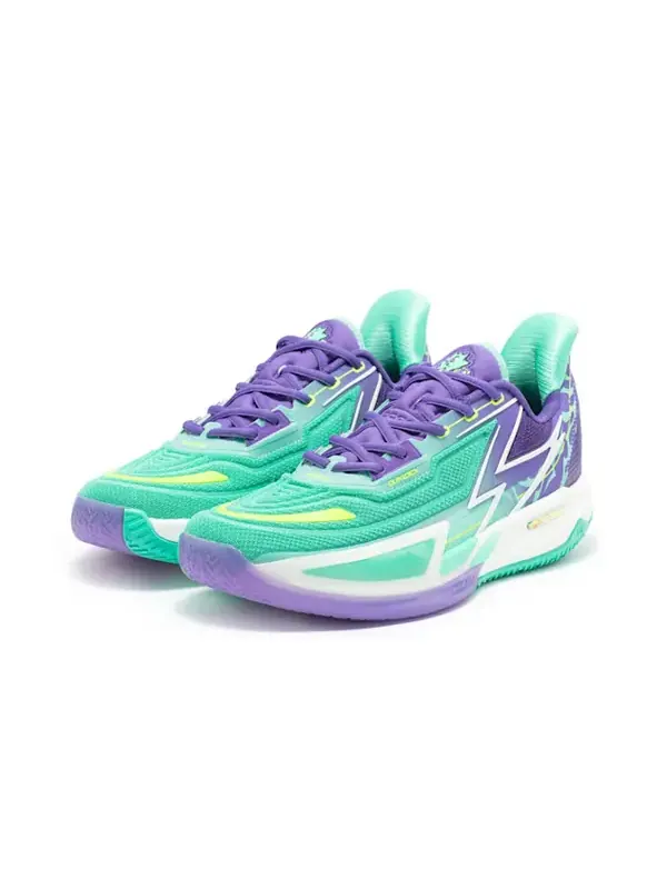 Кроссовки big3 4.0 quick pro 'teal green purple' 361 Degrees — изображение 2 из 3, зеленый/фиолетовый/белый