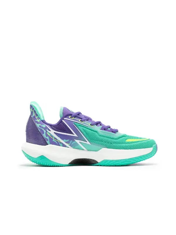 Кроссовки big3 4.0 quick pro 'teal green purple' 361 Degrees — изображение 3 из 3, зеленый/фиолетовый/белый
