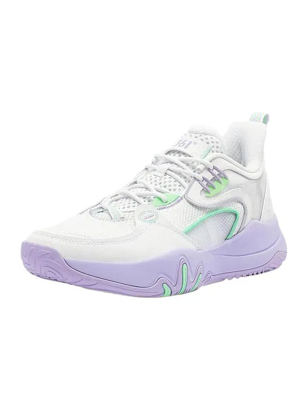 Кроссовки lava 'white purple' 361 Degrees — изображение 2 из 4, белый/фиолетовый/зеленый