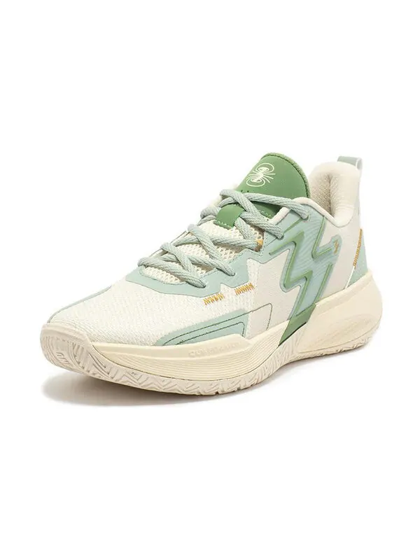 Кроссовки big3 team 'cream green' 361 Degrees — изображение 2 из 4, бежевый/зеленый