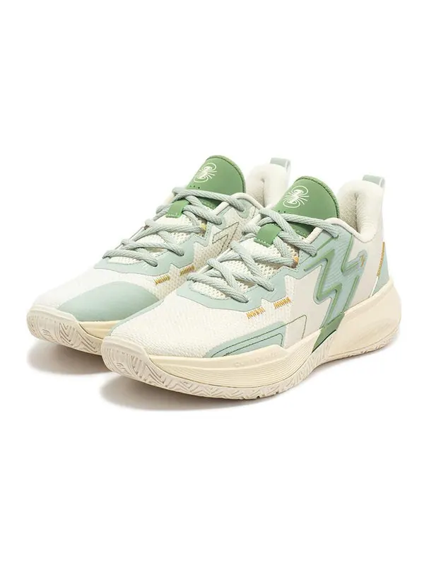 Кроссовки big3 team 'cream green' 361 Degrees — изображение 3 из 4, бежевый/зеленый