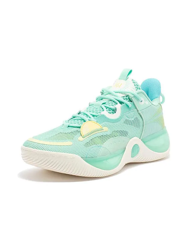 Кроссовки ag pull up aaron gordon 'neon light green' 361 Degrees — изображение 2 из 4, зеленый/белый