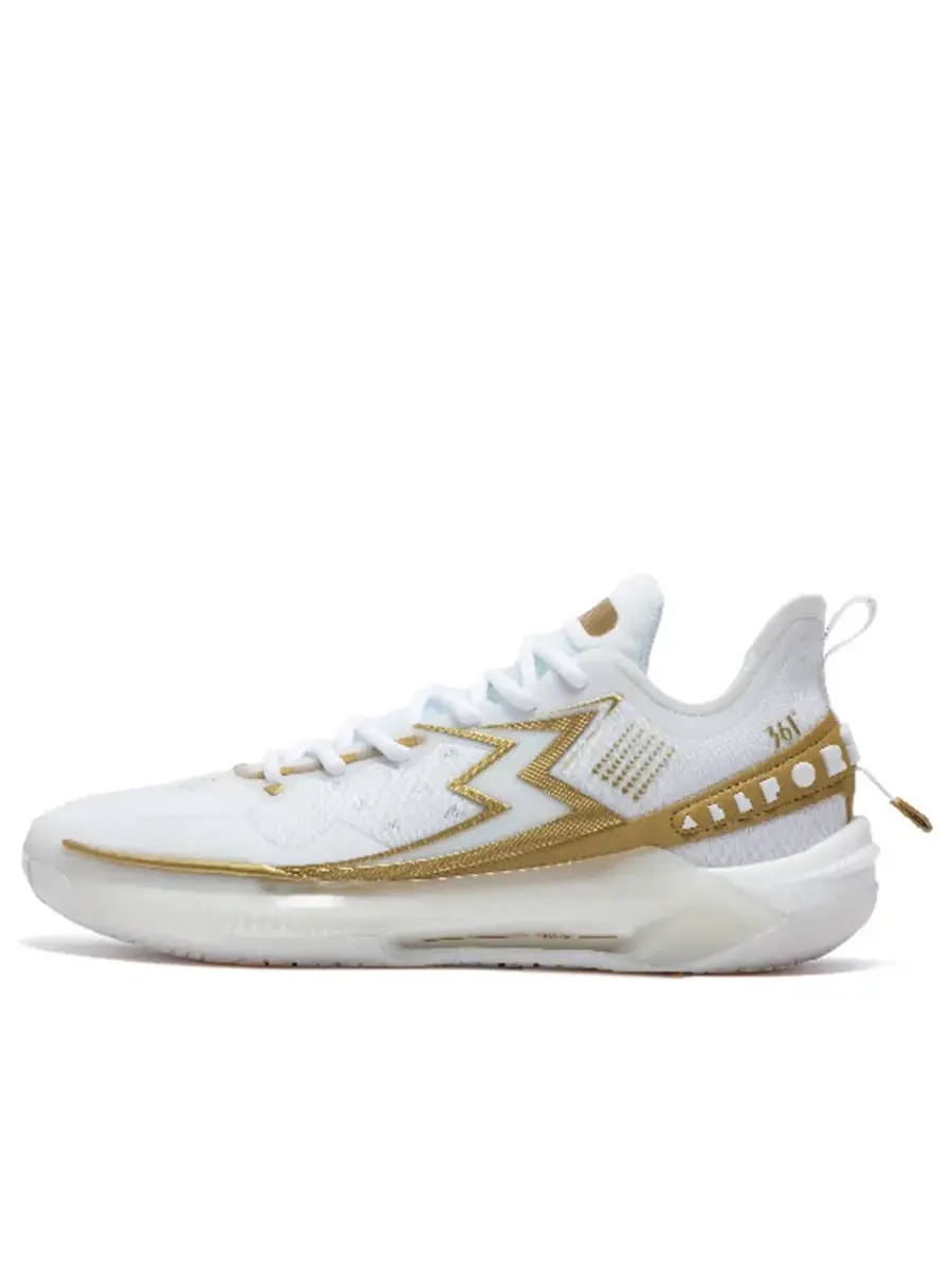 Кроссовки 361 Degrees BIG3 5.0 Quick Pro 'White Gold Legend' — изображение 1 из 5, белый