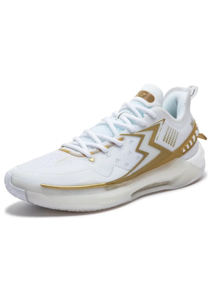 Кроссовки 361 Degrees BIG3 5.0 Quick Pro 'White Gold Legend' — изображение 2 из 5, белый