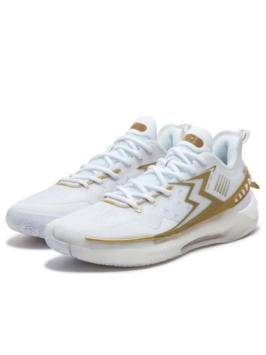 Кроссовки 361 Degrees BIG3 5.0 Quick Pro 'White Gold Legend' — изображение 4 из 5, белый