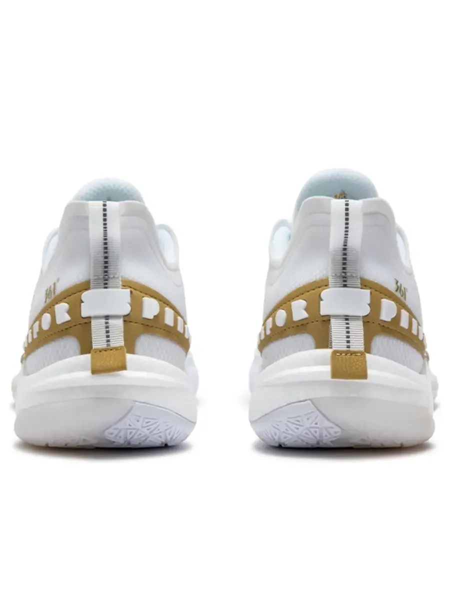 Кроссовки 361 Degrees BIG3 5.0 Quick Pro 'White Gold Legend' — изображение 5 из 5, белый