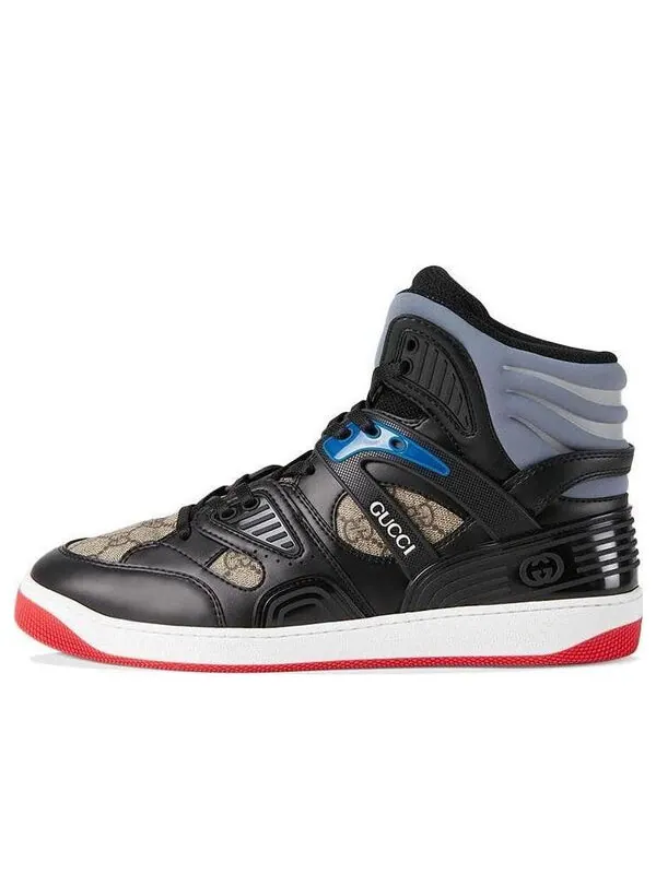 Кроссовки basket high 'black demetra red' Gucci — изображение 1 из 4, черный/красный