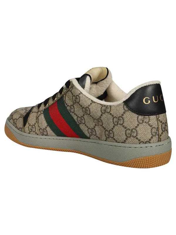 Кроссовки screener sneaker 'gg monogram - beige' Gucci — изображение 4 из 4, бежевый