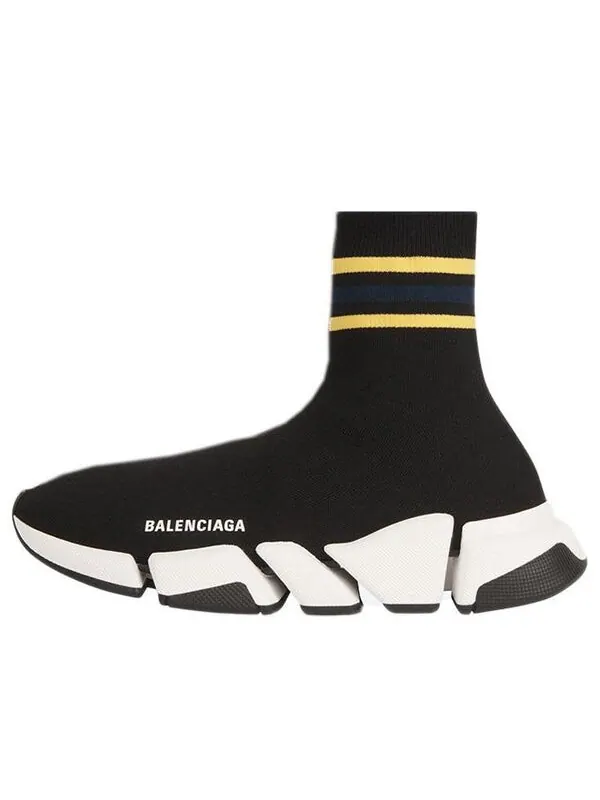 Кроссовки speed 2.0 sneakers 'striped black' Balenciaga — изображение 1 из 4