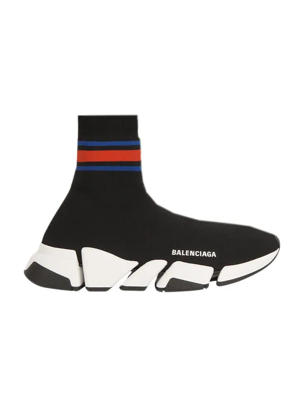 Кроссовки speed 2.0 sneakers 'striped black' Balenciaga — изображение 2 из 4