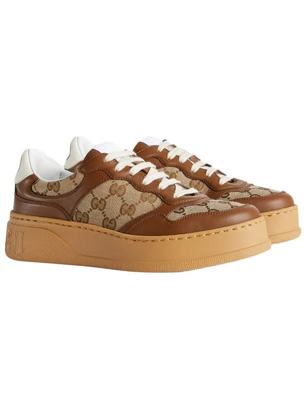 Кроссовки gg sneaker 'beige' Gucci — изображение 2 из 4, бежевый