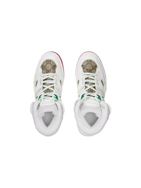 Кроссовки basket high 'white demetra red' Gucci — изображение 3 из 4, белый/красный
