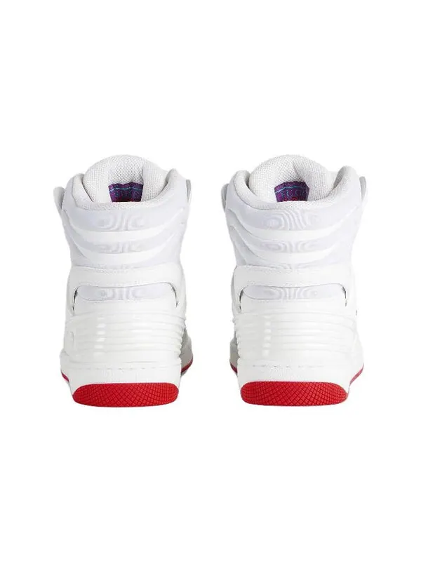 Кроссовки basket high 'white demetra red' Gucci — изображение 4 из 4, белый/красный