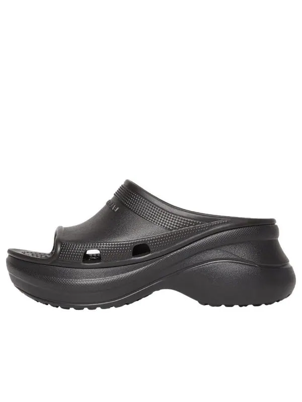 Сандалии x crocs pool slide sandals 'black' Balenciaga — изображение 1 из 4, черный