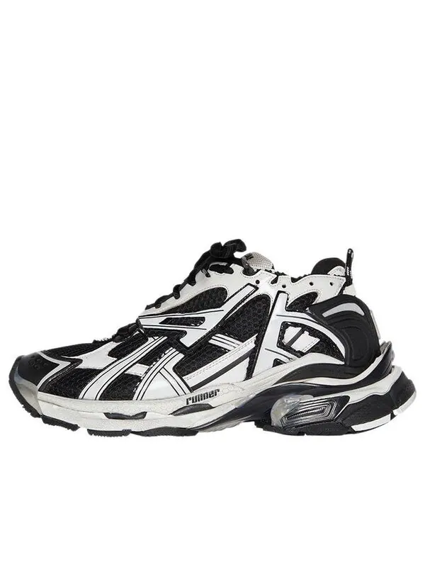 Кроссовки runner 'white black white' Balenciaga — изображение 1 из 4, черный/белый