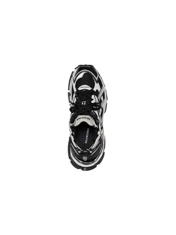Кроссовки runner 'white black white' Balenciaga — изображение 4 из 4, черный/белый