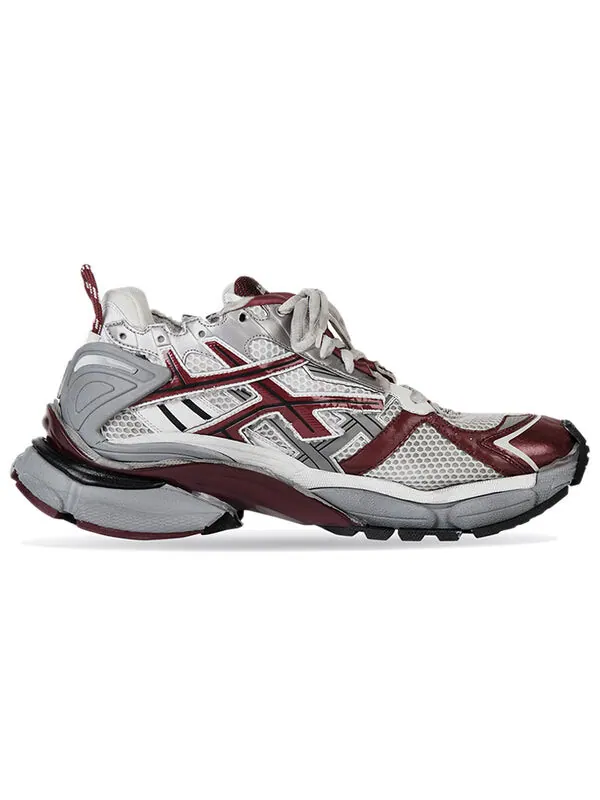 Кроссовки runner sneakers 'grey burgundy mesh and nylon' Balenciaga — изображение 2 из 4
