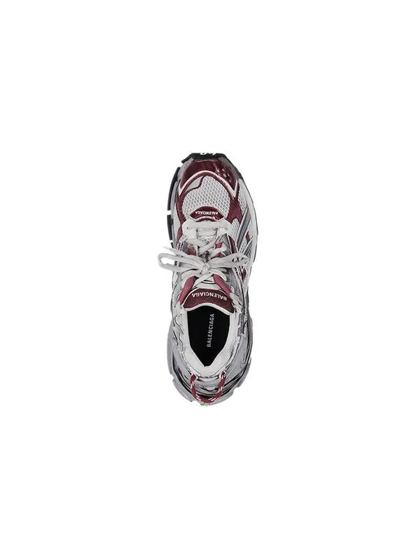 Кроссовки runner sneakers 'grey burgundy mesh and nylon' Balenciaga — изображение 4 из 4