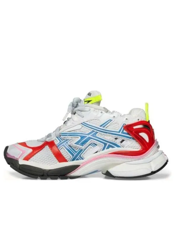 Кроссовки runner sneakers 'worn out white blue red mesh and nylon' Balenciaga — изображение 1 из 4