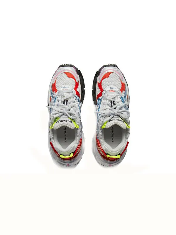 Кроссовки runner sneakers 'worn out white blue red mesh and nylon' Balenciaga — изображение 3 из 4