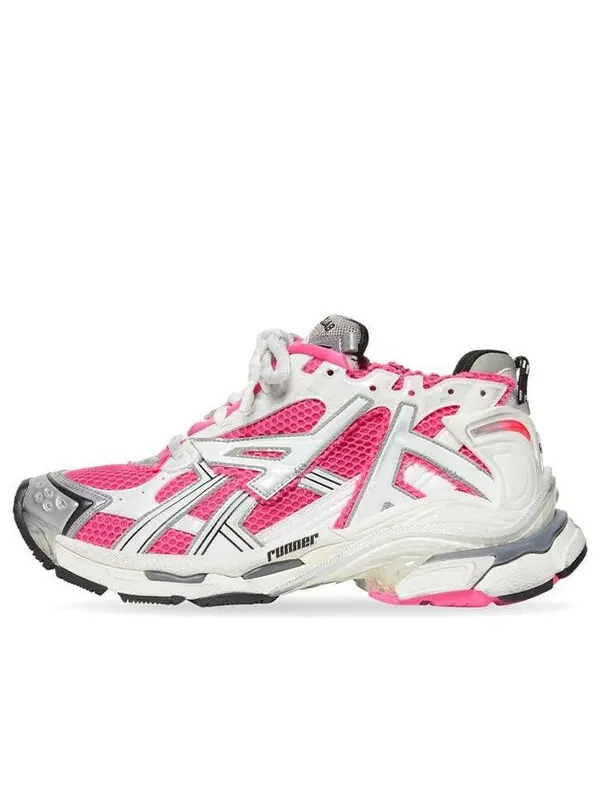 Кроссовки runner sneakers 'white pink grey mesh and nylon' Balenciaga — изображение 1 из 4