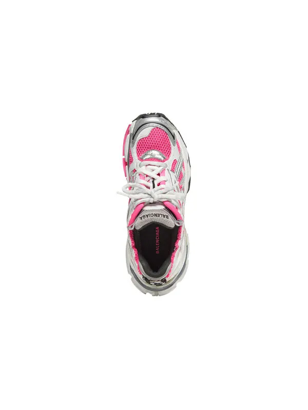 Кроссовки runner sneakers 'white pink grey mesh and nylon' Balenciaga — изображение 3 из 4