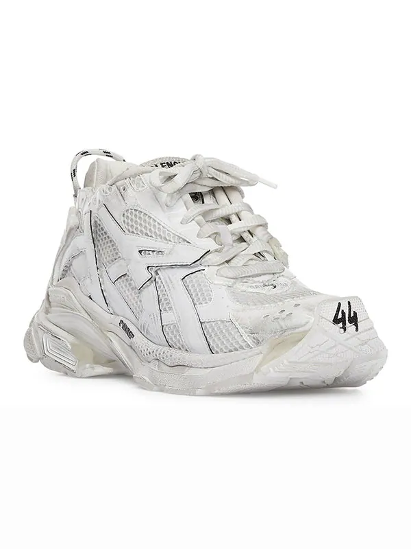 Кроссовки runner sneaker 'white' Balenciaga — изображение 2 из 4, белый