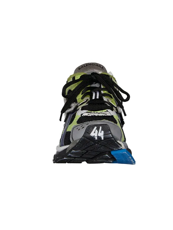 Кроссовки runner sneaker 'grey blue green' Balenciaga — изображение 3 из 4, серый
