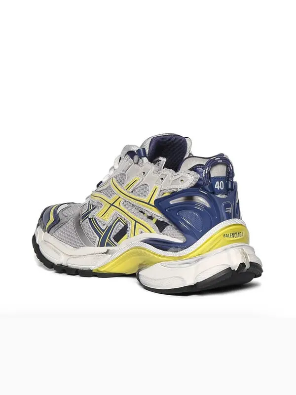 Кроссовки runner sneakers 'white blue yellow mesh and nylon' Balenciaga — изображение 4 из 4