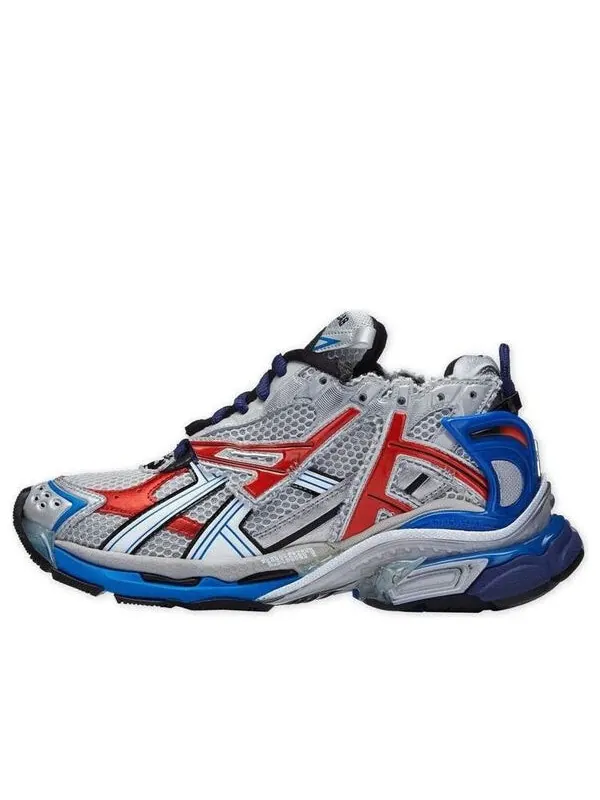 Кроссовки runner sneakers 'grey blue red mesh and nylon' Balenciaga — изображение 1 из 4