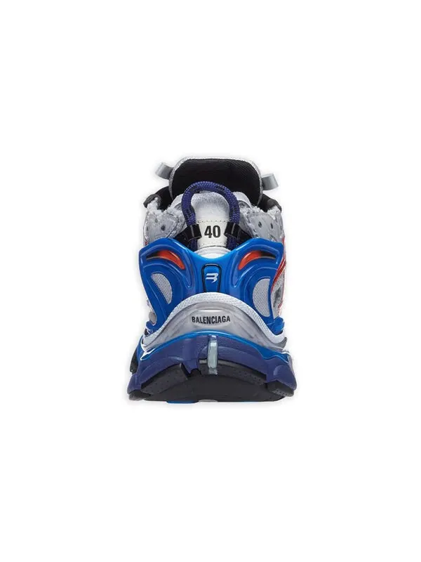 Кроссовки runner sneakers 'grey blue red mesh and nylon' Balenciaga — изображение 3 из 4