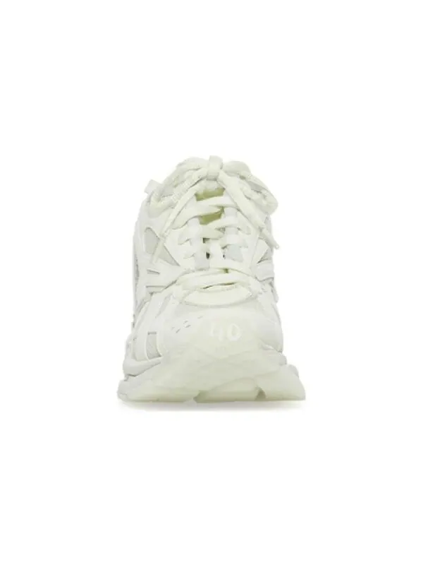 Кроссовки runner sneakers 'white mesh and nylon' Balenciaga — изображение 3 из 4, белый/черный