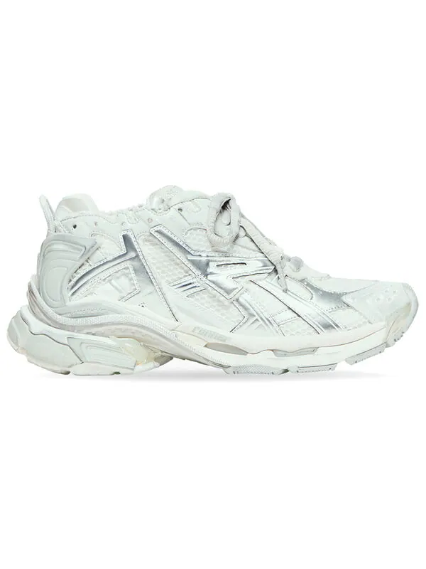 Кроссовки runner 'white silver' Balenciaga — изображение 3 из 4, белый/серый/серебристый
